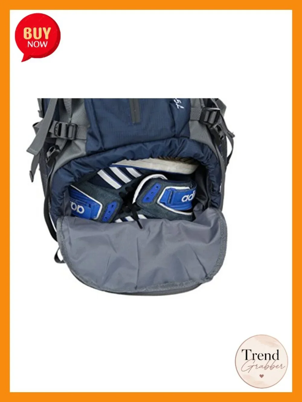 Waterproof Hiking Backpack 50L Ultralight Daypack with Rain Cover